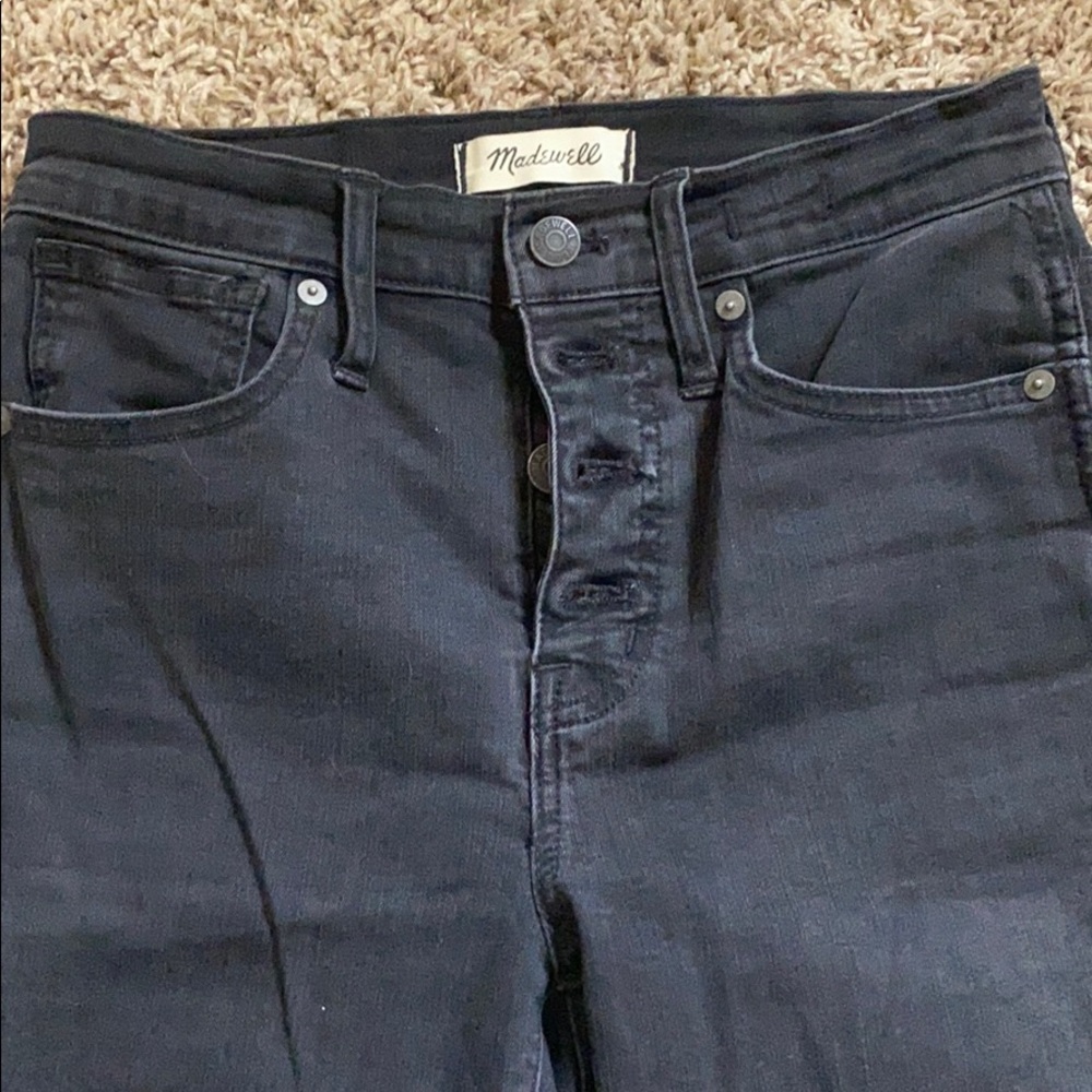 Madewell 10 Inch Black Jeans